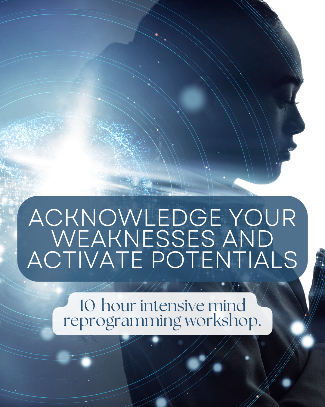 Acknowledge your weaknesses, and Activate your Potentials
